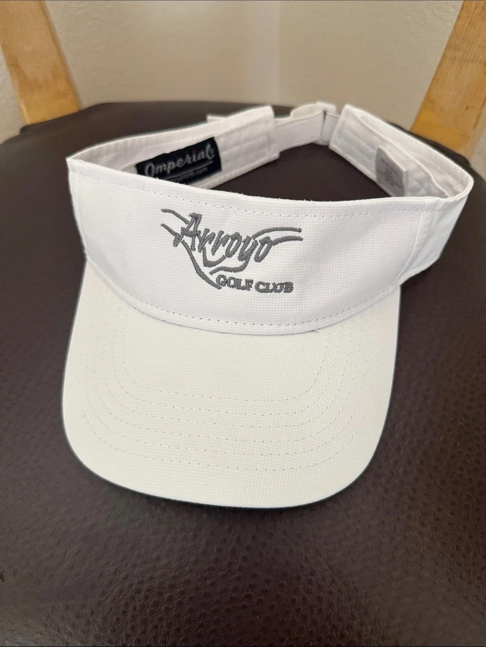 Arroyo Golf Club White Performance Visor